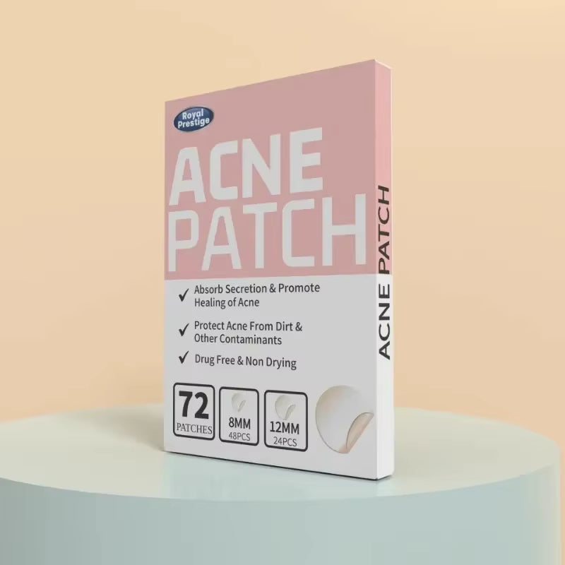 72 Pcs Acne Pimple Patch Invisible Waterproof Absorb Pus Acne Pimple Remover Tool Acne Cleaner Spot Concealer Care Product
